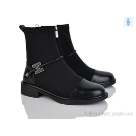 Фотография Ботинки женские стильные Весна/осень L436-61E (6 пар р.36-40) "Lino Marano" недорого оптом от прямого поставщика