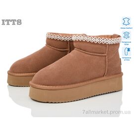 Уггі жіночі утеплені Зима 7860-20 (6 пар р.37-41) "ITTS" недорого оптом від прямого постачальника