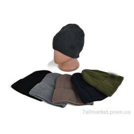 Шапка чоловіча Зима 06-03 mix TNF (5 шт. р.сіткаOne size) "TUZZI" недорого оптом від прямого постачальника