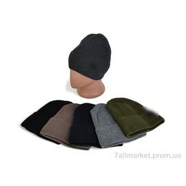 Шапка чоловіча Зима 06-06 mix (5 шт. р.сіткаOne size) "TUZZI" недорого оптом від прямого постачальника