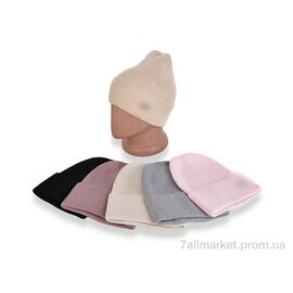 Жіноча шапка Зима 06-01 mix (5 шт. р.сіткаOne size) "TUZZI" недорого оптом від прямого постачальника