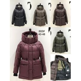 Куртка жіноча зимова 602 wine р.40-48 "Yafeier" недорого оптом від прямого постачальника