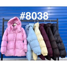 Куртка жіноча демісезонна 8038 yellow р.42-46 "Yafeier" недорого оптом від прямого постачальника