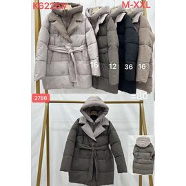 Куртка жіноча зимова K6226-12 khaki р.46-50 "FLORA" недорого оптом від прямого постачальника