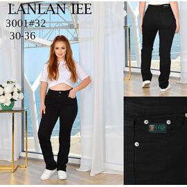 Фотография Джинсы женские 3001 black р.30-36 "Lolo Blues" недорого оптом от прямого поставщика