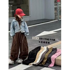 Фотография Штаны детские спортивные на девочку B10 brown р.110-170 "Major" недорого оптом от прямого поставщика