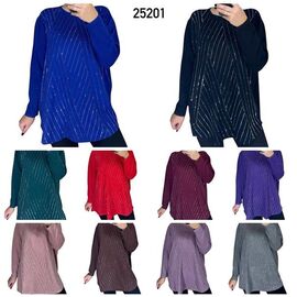 Светр жіночий 25201 powder р.52-60 "PULSE" недорого оптом від прямого постачальника