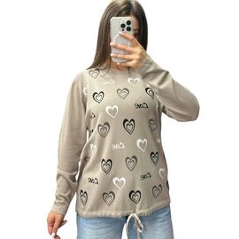 Светр жіночий 25219 beige р.48-52 "PULSE" недорого оптом від прямого постачальника