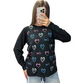 Светр жіночий 25219 black р.48-52 "PULSE" недорого оптом від прямого постачальника