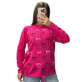 Светр жіночий 25219 crimson р.48-52 "PULSE" недорого оптом від прямого постачальника