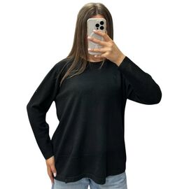 Фотография Свитер женский 25233 black р.48-58 "PULSE" недорого оптом от прямого поставщика