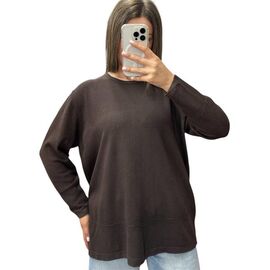 Фотография Свитер женский 25233 brown р.48-58 "PULSE" недорого оптом от прямого поставщика