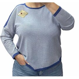 Светр жіночий 25236 blue р.52-58 "PULSE" недорого оптом від прямого постачальника