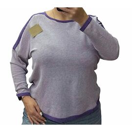 Фотография Свитер женский 25236 purple р.52-58 "PULSE" недорого оптом от прямого поставщика