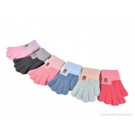 Рукавички для дітей Зима J2015 альпака mix (12 шт. р.сітка7-9) "TUZZI" недорого оптом від прямого постачальника