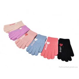 Рукавички для дітей Зима J2014 (7-9) mix (12 шт. р.сітка7-9) "TUZZI" недорого оптом від прямого постачальника