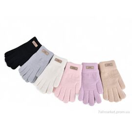 Рукавички жіночі Зима J2025 (альпака) mix (12 шт. р.сіткаOne size) "TUZZI" недорого оптом від прямого постачальника