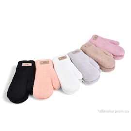 Рукавички для жінок Зима J1027 mix (тедди) (12 шт. р.сіткаOne size) "TUZZI" недорого оптом від прямого постачальника