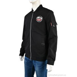 Фотография Куртка мужская Весна/осень 4162-88015-1 black (5 шт. р.сетка S-2XL) "Мир" недорого оптом от прямого поставщика