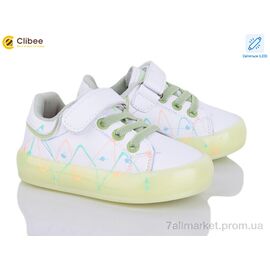 Кросівки дитячі модні Весна/осінь NC57-1 LED (6 пар р.21-25) "Clibee" недорого оптом від прямого постачальника
