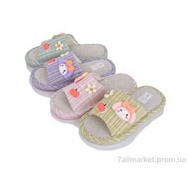 Фотография Тапки детские домашние Весна/осень WF113 mix (12 пар р.30-35) "Toptop.ua" недорого оптом от прямого поставщика