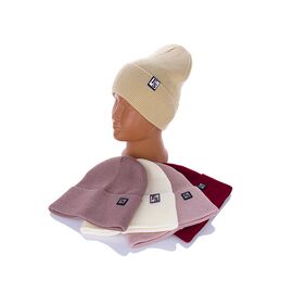 Шапка дитяча на дівчинку SE003-30 mix р.50-56 "Angelica" недорого оптом від прямого постачальника