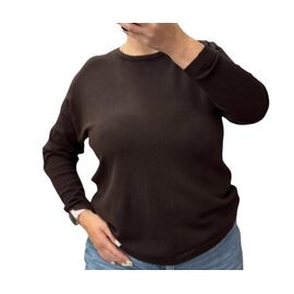 Фотография Свитер женский 25230 brown р.52-58 "Elena&Vika" недорого оптом от прямого поставщика