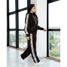 Фотография Костюм спортивный женский тёплый Д152 brown р.XL-4XL "AZNA" недорого оптом от прямого поставщика