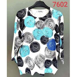 Фотография Свитер женский 7602 white р.XL-4XL "LIDA" недорого оптом от прямого поставщика