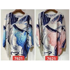 Светр жіночий 7621 peach р.3XL-4XL "LIDA" недорого оптом від прямого постачальника