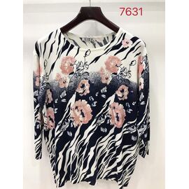 Светр жіночий 7631 black р.3XL-4XL "LIDA" недорого оптом від прямого постачальника