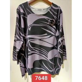 Светр жіночий 7648 black р.XL-4XL "LIDA" недорого оптом від прямого постачальника