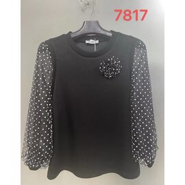 Светр жіночий 7817 black р.52-62 "LIDA" недорого оптом від прямого постачальника