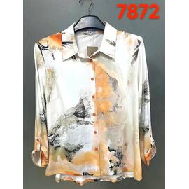 Фотография Рубашка женская 7872 orange р.52-62 "LIDA" недорого оптом от прямого поставщика