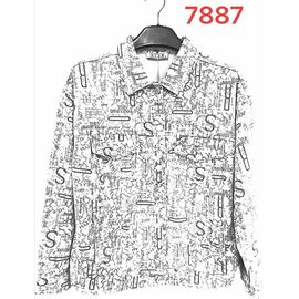 Фотография Рубашка женская 7887 white р.52-62 "LIDA" недорого оптом от прямого поставщика