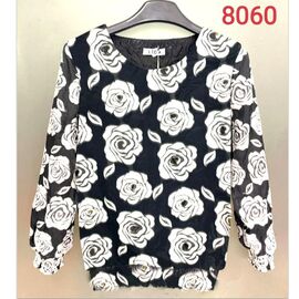 Светр жіночий 8060 black р.52-62 "LIDA" недорого оптом від прямого постачальника