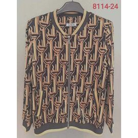 Кофта жіноча 8114-24 brown р.52-62 "LIDA" недорого оптом від прямого постачальника