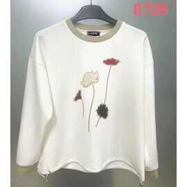 Светр жіночий 8708 white р.52-62 "LIDA" недорого оптом від прямого постачальника