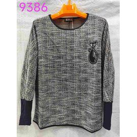 Светр жіночий 9386 grey р.52-62 "LIDA" недорого оптом від прямого постачальника