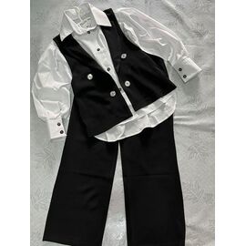 Фотография Костюм детский на девочку M104 black р.128-152 "Moda school" недорого оптом от прямого поставщика