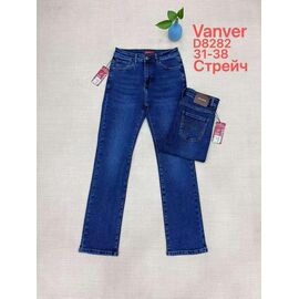 Фотография Джинсы женские D8282 blue р.31-38 "Vanver" недорого оптом от прямого поставщика
