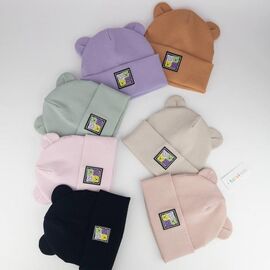 Шапка дитяча на дівчинку CN833 mix р.48-50 "SELFI" недорого оптом від прямого постачальника