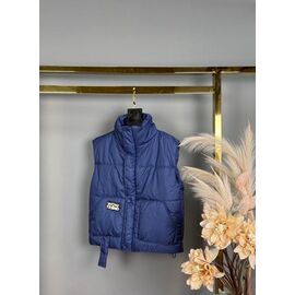 Жилетка дитяча на хлопчика 639 blue р.116-140 "Delfinka" недорого оптом від прямого постачальника