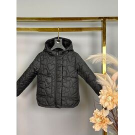 Фотография Куртка детская демисезонная на девочку 647 black р.104-122 "Delfinka" недорого оптом от прямого поставщика