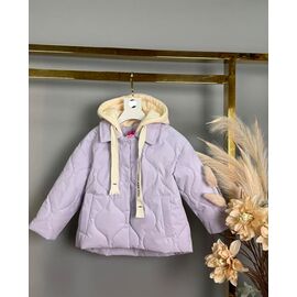 Фотография Куртка детская демисезонная на девочку 6652 lilac р.86-110 "Delfinka" недорого оптом от прямого поставщика