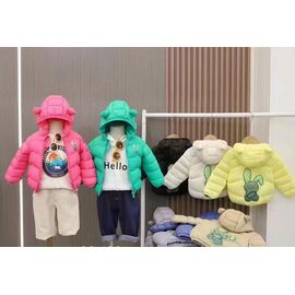 Фотография Куртка детская демисезонная унисекс 74-98 black р.74-98 "Delfinka" недорого оптом от прямого поставщика