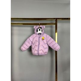 Фотография Куртка детская демисезонная на девочку Bear3 lilac р.74-98 "Delfinka" недорого оптом от прямого поставщика