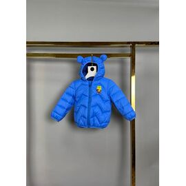 Фотография Куртка детская демисезонная на мальчика Bear5 blue р.74-98 "Delfinka" недорого оптом от прямого поставщика