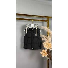 Жилетка дитяча на хлопчика MJ82 black р.92-116 "Delfinka" недорого оптом від прямого постачальника