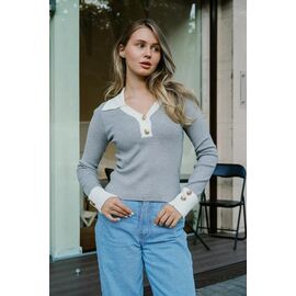 Светр жіночий 510 grey р.one size "Little Secret" недорого оптом від прямого постачальника